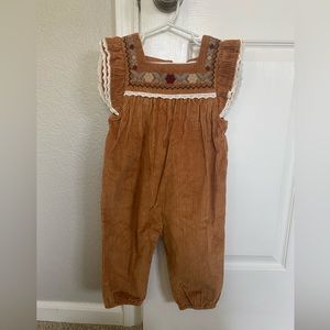 Zara Embroidered Jumpsuit